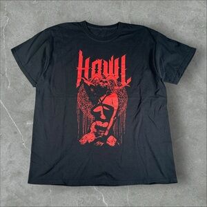 Vintage Howl Shirt Men XL Black Sludge Metal Y2K Grunge Rock Band Tee 2000s Rare